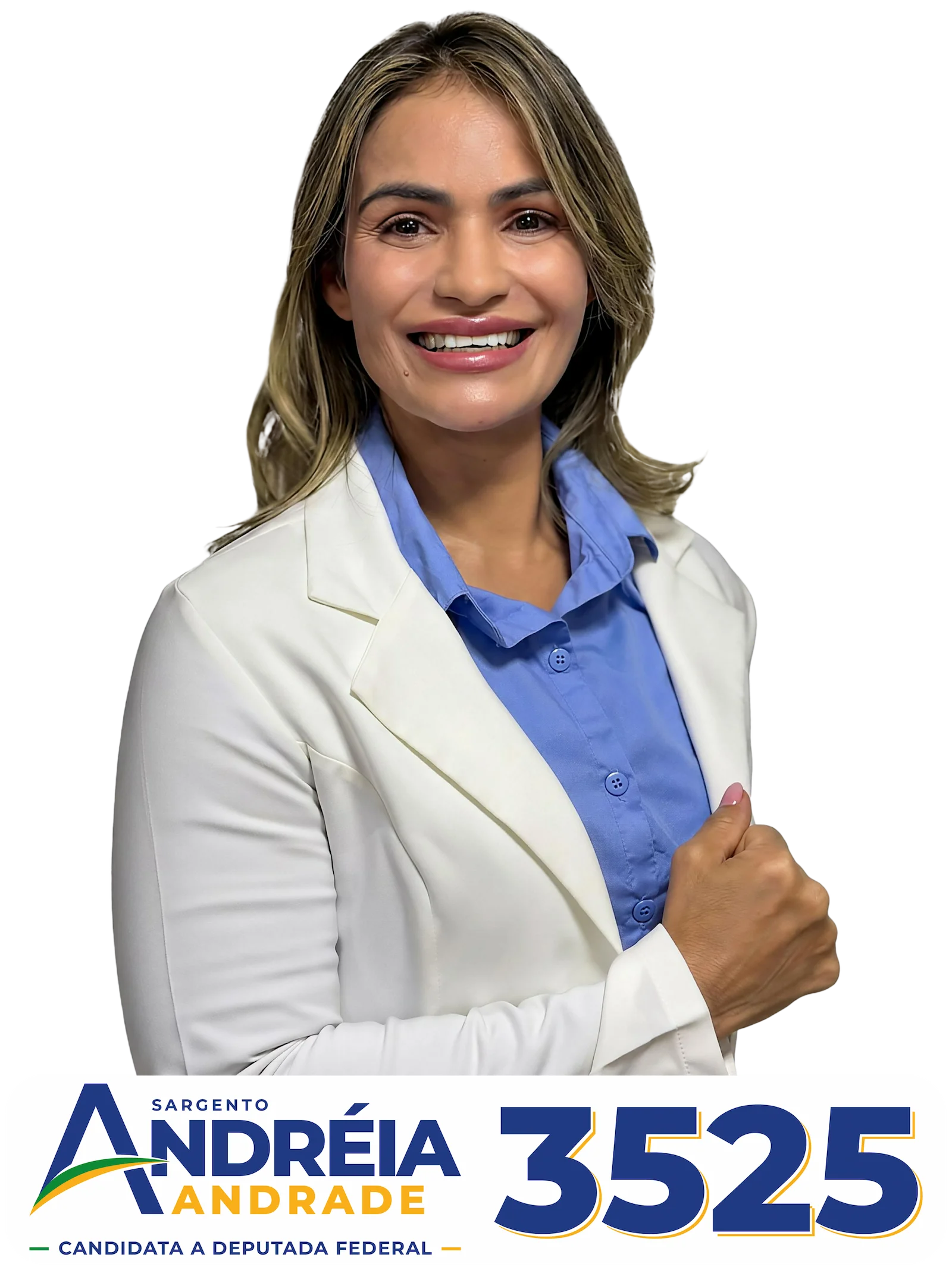 Sargento Andréia Andrade, candidata a Deputada Federal por Mato Grosso